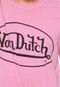 Camiseta Von Dutch Elipse Signature Rosa - Marca Von Dutch 