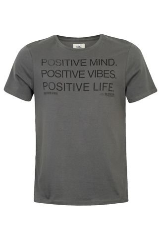 Camiseta Triton Positive Cinza
