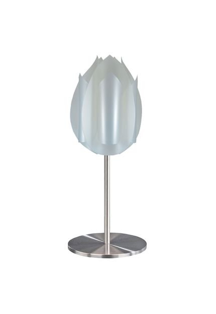 Abajur Tulip Pérola 0,60M Base Alumínio Avelis Off-White - Marca Avelis
