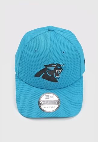 Boné Aberto New Era Sn Core Basic Carolina Panthers Aba Curva Azul