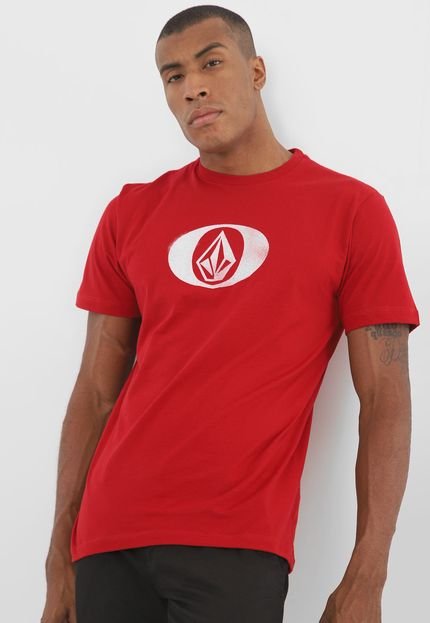 Camiseta Volcom Eliptical Vermelha - Marca Volcom
