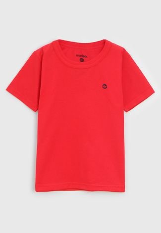 Camiseta Marisol Infantil Lisa Vermelha