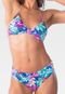 Calcinha Summer Soul Fio Duplo Cintura Baixa Floral Azul - Marca Summer Soul