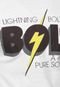 Camiseta Lightning Bolt Classic Logo Branca - Marca Lightning Bolt