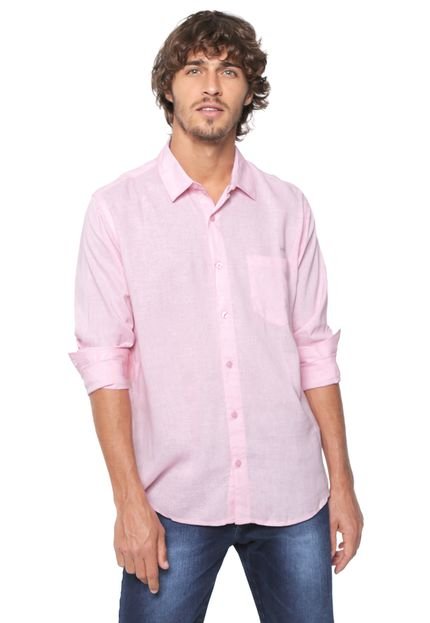 Camisa Colcci Reta Relax Rosa - Marca Colcci