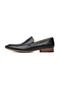 Sapato Social Preto Em Couro 45885 - Marca Madok