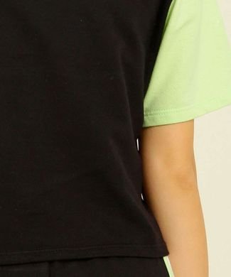 Blusa Juvenil Cropped Recorte Neon Marisa Tam 10 A 16 - Compre Agora