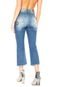Calça Jeans Planet Girls Cropped Flare Patches Azul - Marca Planet Girls