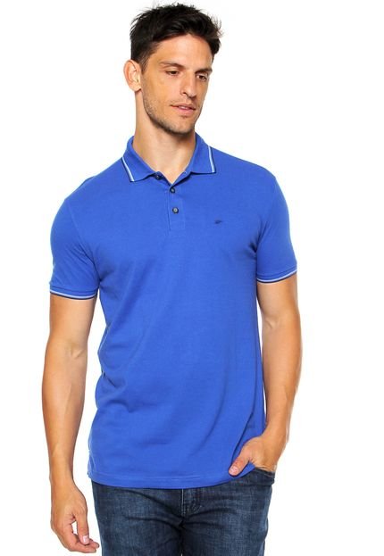 Camisa Polo Ellus Bordado Azul - Marca Ellus