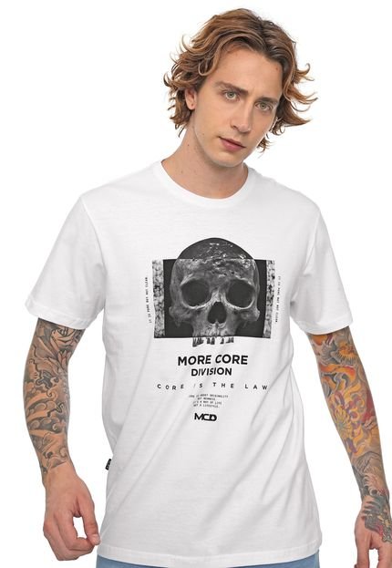 Camiseta MCD Skull Face Branca - Marca MCD
