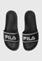 Chinelo Slide Fila Drifter Stripes Preto - Marca Fila