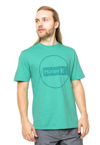 Camiseta Manga Curta Hurley Construct Verde