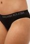 Kit 2pçs Calcinha Calvin Klein Underwear  Biquini Lettering Sem Costura Preta/Bege - Marca Calvin Klein Underwear