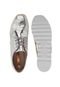 Oxford Flatform Moleca Wingtip Prata - Marca Moleca