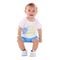 Camiseta Bebê Meia Malha - 48654-3 Camiseta - Branco - 48654-3-Gg - Marca Pulla Bulla