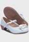 Sapato de Salto Popidi Menina Perola Sanfonado Branco - Marca Pópidí