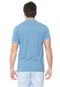 Camisa Polo Wrangler Reta Listrada Azul/Cinza - Marca Wrangler
