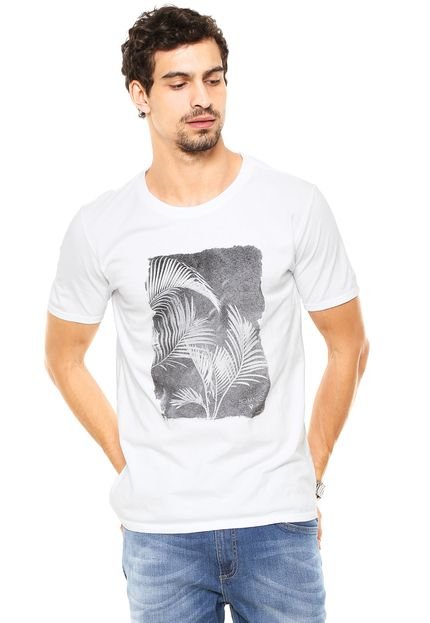 Camiseta VR Folhagem Branca - Marca VR