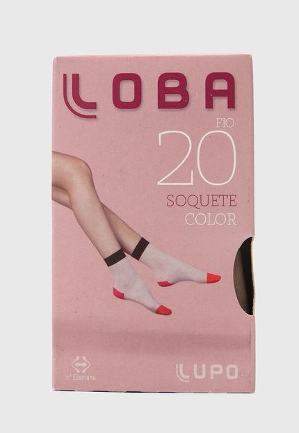 Meia Lupo Loba Soquete Fio 20 Color Bege - Marca Lupo
