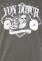 Camiseta Von Dutch Kustom Motorcycle Cinza - Marca Von Dutch 