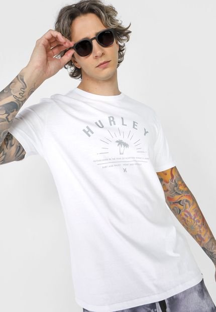 Camiseta Hurley Logo Branca - Marca Hurley