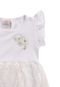 Vestido Body Bebê Com Tule Branco - Marca VIDA COSTEIRA