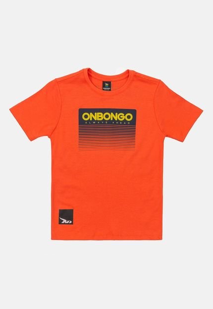Camiseta Onbongo Juvenil Fade Tangerina - Marca Onbongo