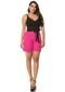 Short de Linho Com Lapela Pink - Marca Art Livre