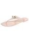 Rasteira Pink Connection Lacinho Nude - Marca Pink Connection
