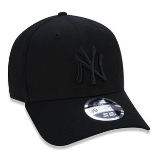 Boné New Era 39thirty New York Yankees Preto