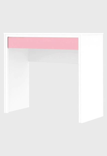 Escrivaninha Twister Neve/Quartzo Rosa Tcil Móveis - Marca Tcil Móveis