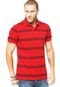Camisa Polo Tommy Hilfiger Faixas Vermelha - Marca Tommy Hilfiger