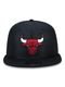 Boné New Era 950 Chicago Bulls Aba Reta Snapback Preto - Marca New Era