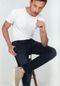 Calça Jeans Skinny Lavagem Escura Denim Premium - Marca Hangar 33