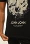 Camiseta John John Reta Estampada Preta - Marca John John