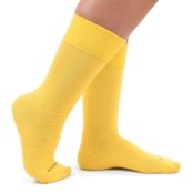 Meia Cano Médio Meônia Colors Girassol - Amarelo - Marca Meônia Socks