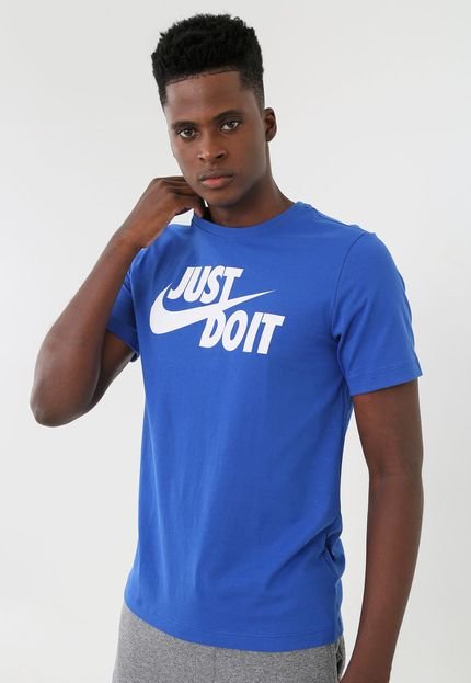 Camiseta Nike Sportswear Nsw Just Do It Azul - Marca Nike Sportswear