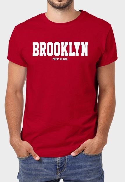 Camiseta Masculina Vinho Brooklyn Algodão Premium Benellys - Marca Benellys