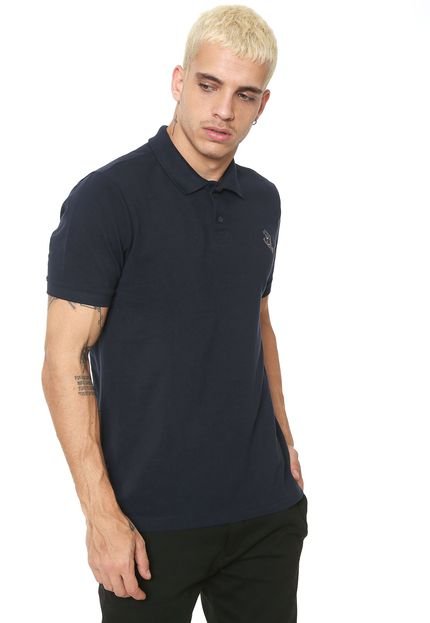 Camisa Polo Santa Cruz Screaming Mini Hand Azul-marinho - Marca Santa Cruz