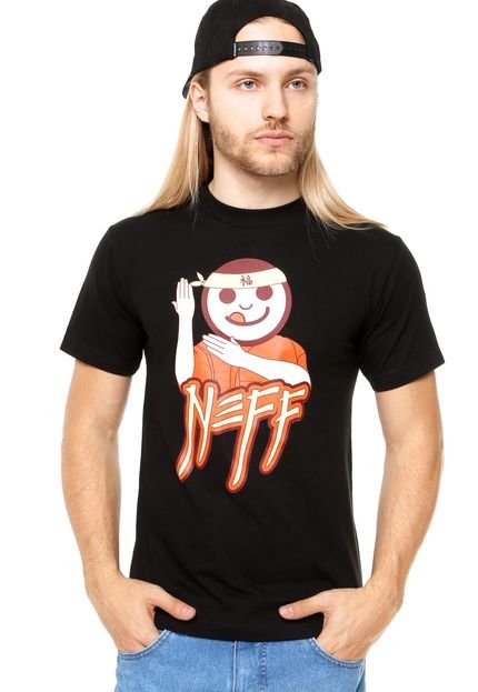 Camiseta Manga Curta Neff Foo Preta - Marca Neff