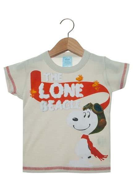Camiseta Elian Snoopy Bege - Marca Elian