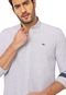 Camisa Lacoste Slim Listrada Cinza - Marca Lacoste