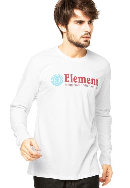 Camiseta Element Horizontal Branca - Marca Element