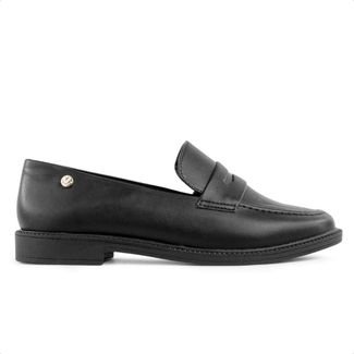 Mocassim Via Uno Casual Feminino Preto