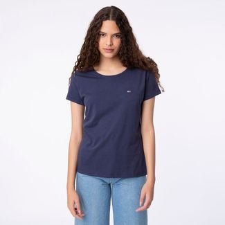 Camiseta Tommy Jeans Jersey Macia - Marinho