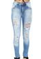 Calça Jeans Biotipo Skinny Desgastes Azul - Marca Biotipo
