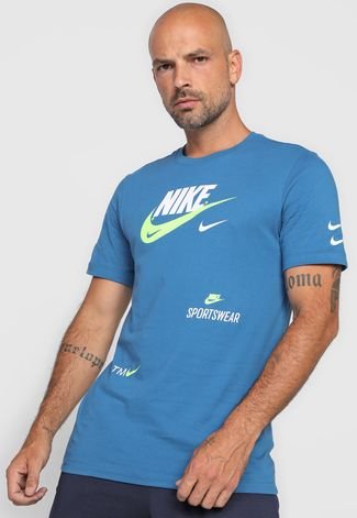 Tratar Estragos Equipo de juegos Camiseta Nike Sportswear Nsw Pack 2 Azul - Compre Agora | Kanui Brasil