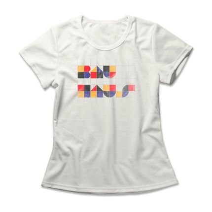 Camiseta Feminina Bauhaus - Off White - Marca Studio Geek 