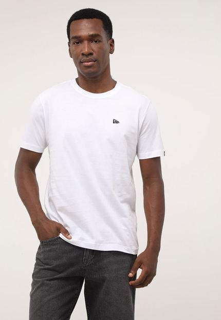 Camiseta New Era Bordado Branded Branca - Marca New Era
