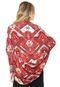 Kimono Triton Estampado Vermelho - Marca Triton